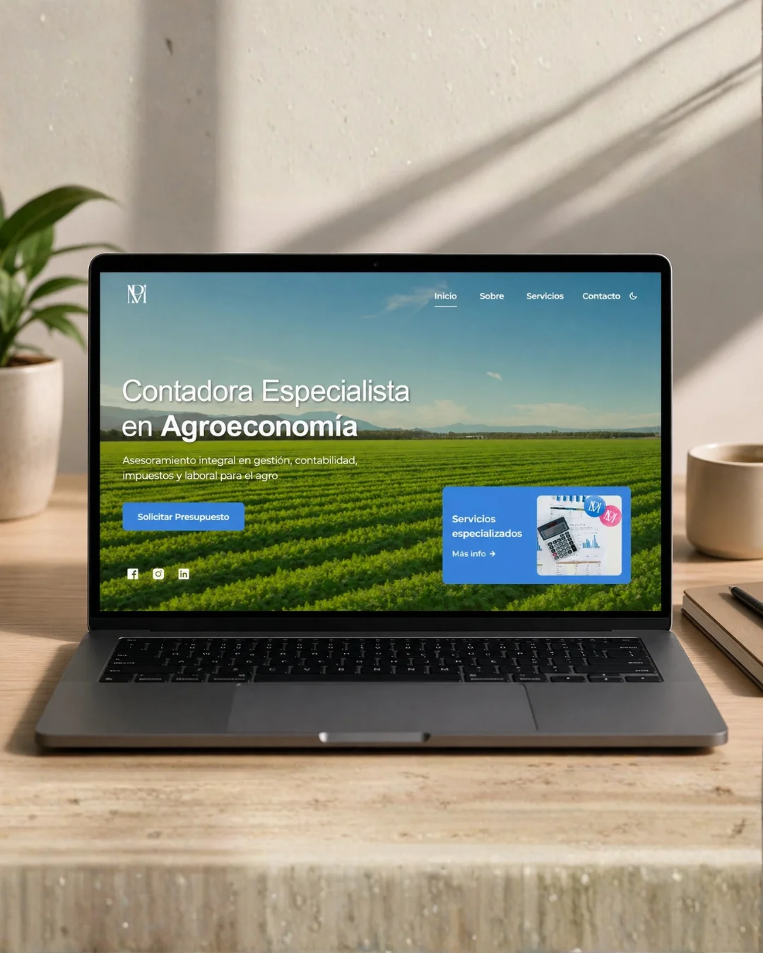 Vista previa del proyecto Estudio Contable Agro