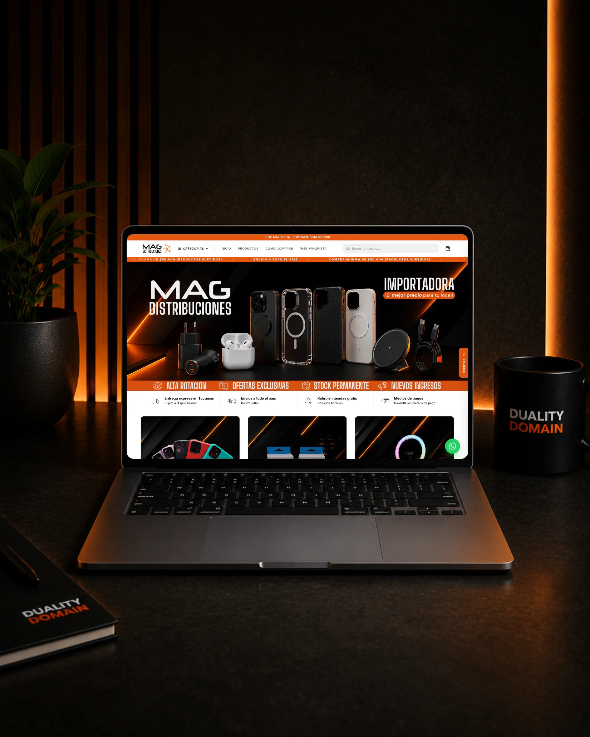 Vista previa del proyecto MAG Distribuciones